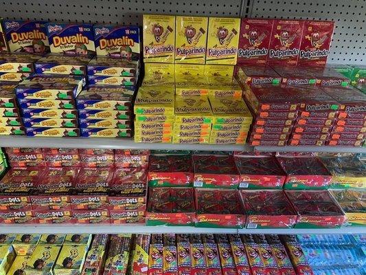 Lots of Mexican candy