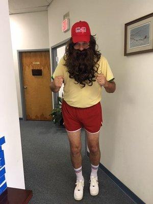 Agency Owner, Jeff Brown having some Halloween fun