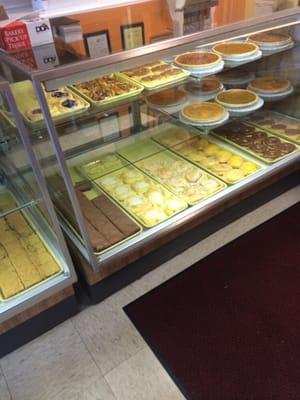 Variety of desserts