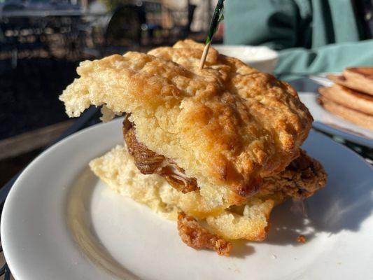 Mamas Boy Fried Chicken Biscuit