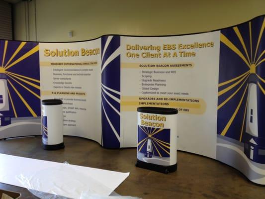 our new trade show booth