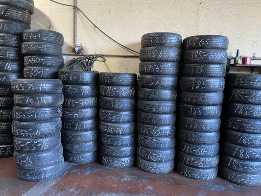 New and used tires