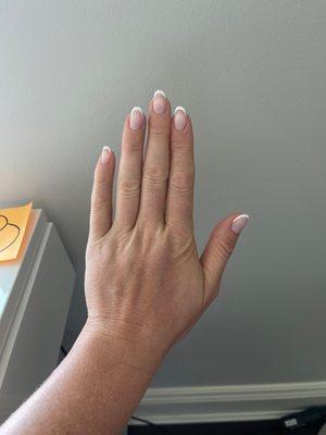 Best gel French manicure