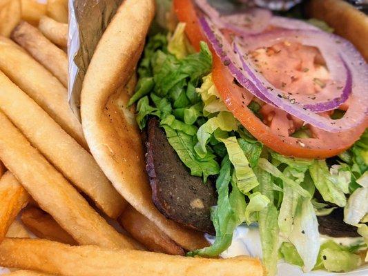 Delivery: Lamb Gyro Platter