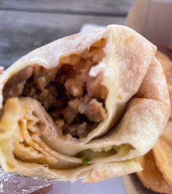 Asada burrito