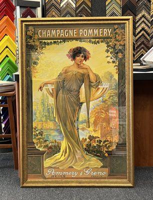 French Champagne Poster