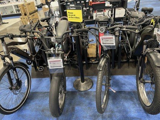 E-bikes $700 to $ 1700 - they all look cool!