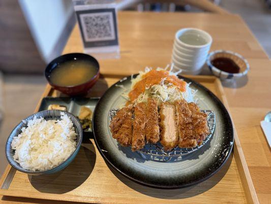 Port loin Katsu meal