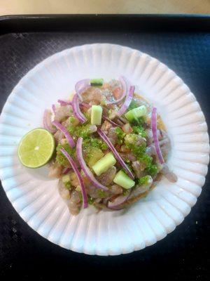 Tostadas aguachile