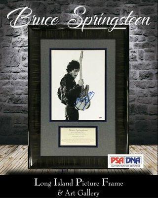 Bruce Springsteen Autographed Photo from the Born to Run Photo Shoot. A Vast Inventory of Autographed Music Memorabilia.