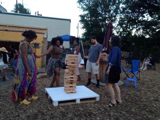 Giant jenga!