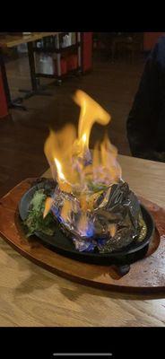 F1. Seafood on the Flame