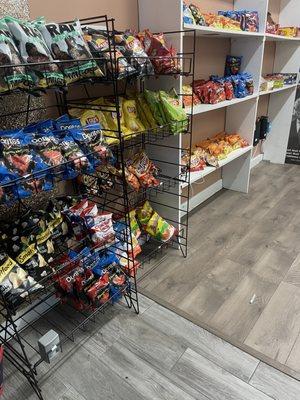 All your chips and snacks great munchies!