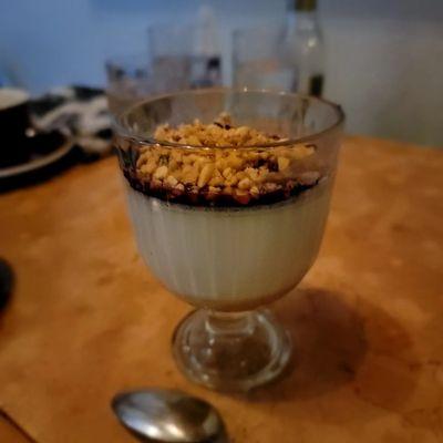 PBJ Panna Cotta. Much better of the two desserts.