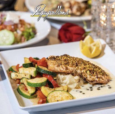 Pistachio Crusted Salmon