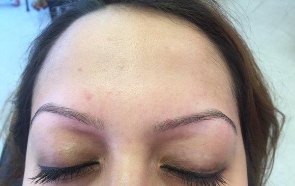 After Eyebrow Threading