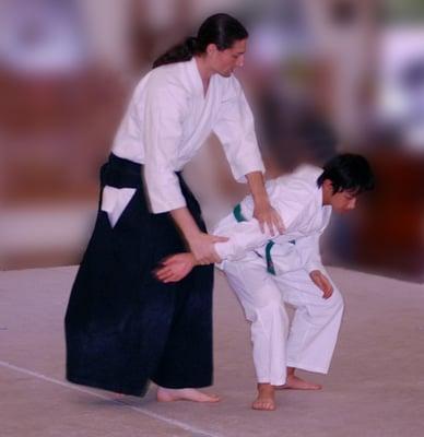 Jeff Strand, Aikido 4th Dan is the Director of the Young People's Program