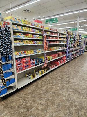 Candies aisle