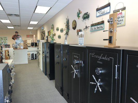 Browse dozens of safes in our showroom.