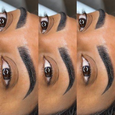 Permanent powder brows