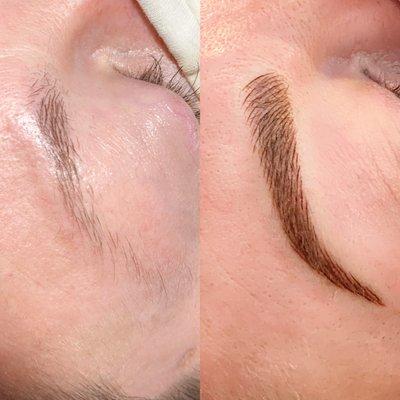 Combo Brow (Microblading & Shading)