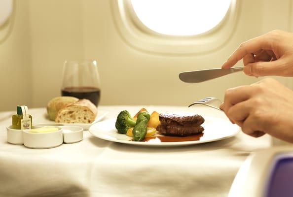 Business Class: Enjoy the ulitmate in dining created by THE CONNOISSEURS, world renowned chefs and specialists.