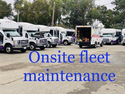 Online fleet maintenance services