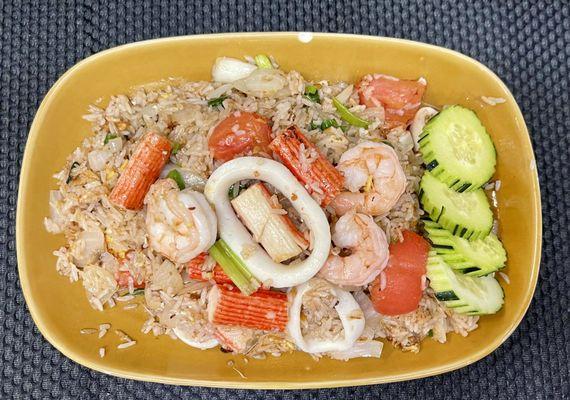 Seafood fried rice