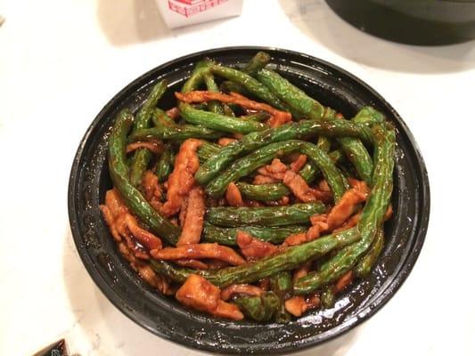 Pork with string beans