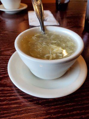 Egg flower soup