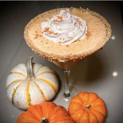 Our drink for November
Pumpkin Spice Martini