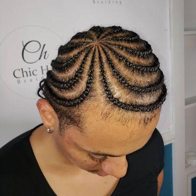 Men cornrows