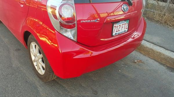 They did a beautiful job on my rear bumper corner that was ruined from a snowplow. I also used a Groupon 4 scratches, fixed too!