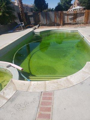 This is my pool I have been waiting since August 20 for them to repair my pump