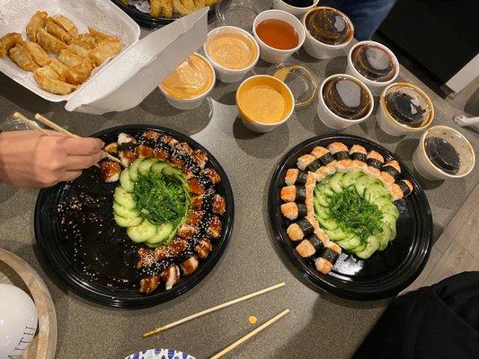 Sushi platters