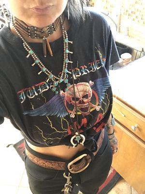 Tons of vintage tees and old native Americans turquoise and silver