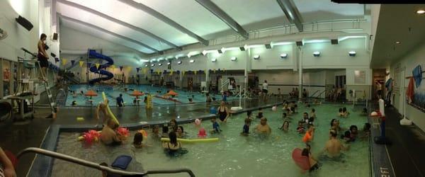 Picture of one of SARC's Family Pool Nights.