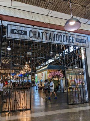 TydeTate Kitchen is located inside the Chattahoochee Food Works, which is part of The Works. Free street, surface lot, and deck parking.