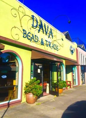 Dava Beads & Trade Inc, store front: 2121 NE Broadway, Portland.