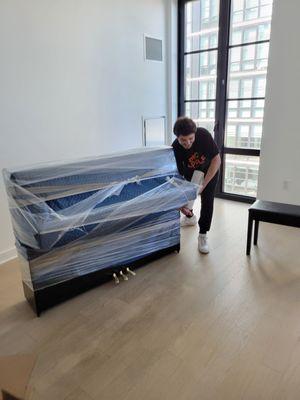 Big Apple Moving Upright Piano Wrap