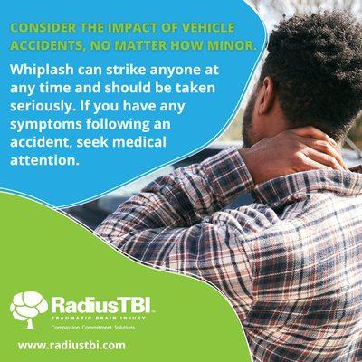 Whiplash can strike anyone at any time and should be taken seriously