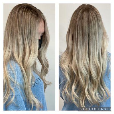 Baby lights and balayage