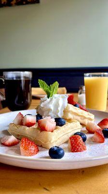 Fruit waffle