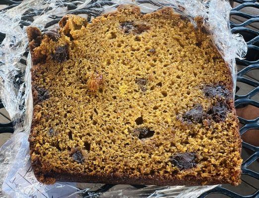 Pumpkin Bread-Chocolate Chip