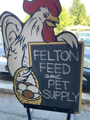 Wonderful main street pet store in the Santa Cruz Mountains town of Felton.