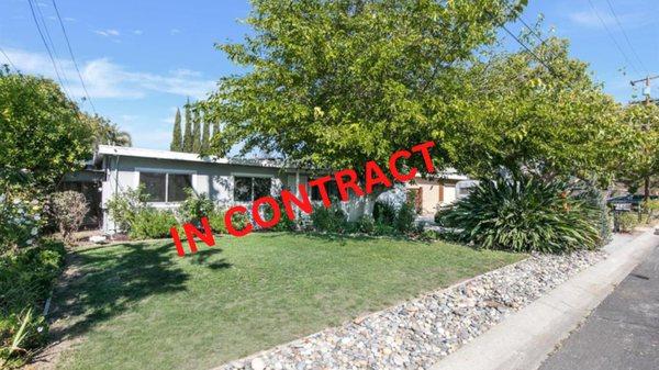 Eichler home In Contract after a Multiple offer Bid in Campbell 95008