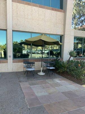 Outside seating