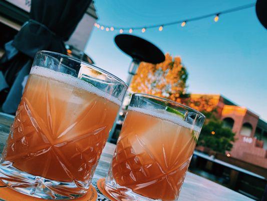 Lions Tails on the patio