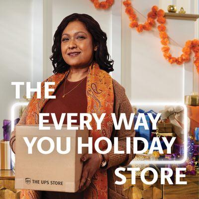 Holiday your way with The UPS Store 1252! We pack, ship, and deliver joy - however you celebrate.