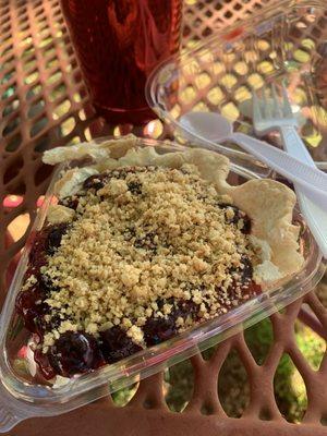 Cream cheese berry pie